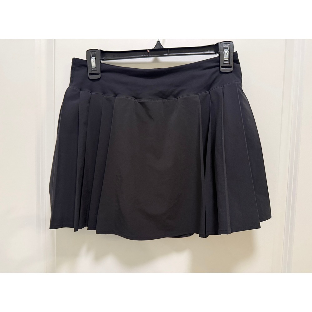 Lululemon Pace Rival Skirt Tall Black Pleated Athletic Skort Size 6
